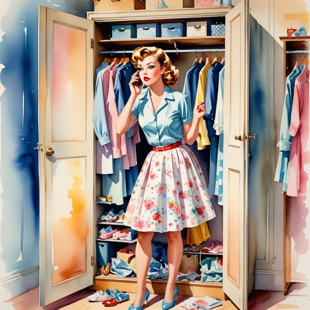 Муж опять скажет, что уже шкафы ломятся от вещей 