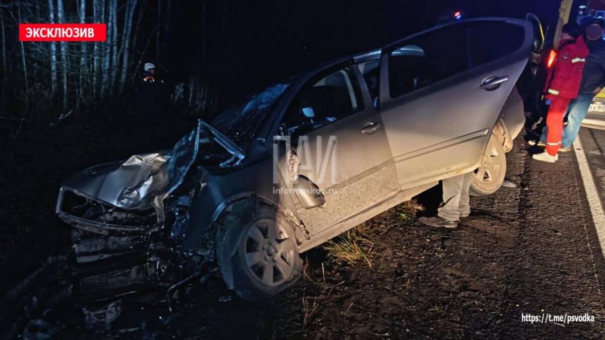 Мотоциклист погиб при столкновении с автомобилем в Псковском районе
Фото: Telegram-канал «Псковская сводка. ПАИ»
