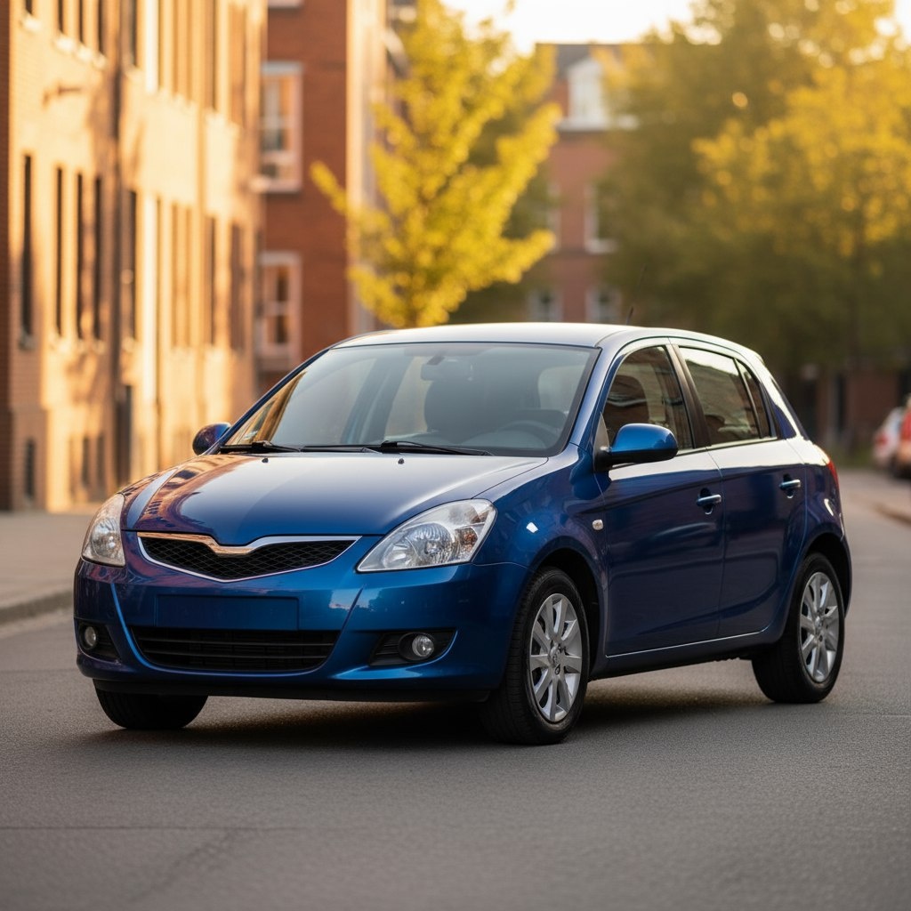 Хорошо ухоженный подержанный автомобиль — пример машины, на которую стоит обратить внимание при покупке.