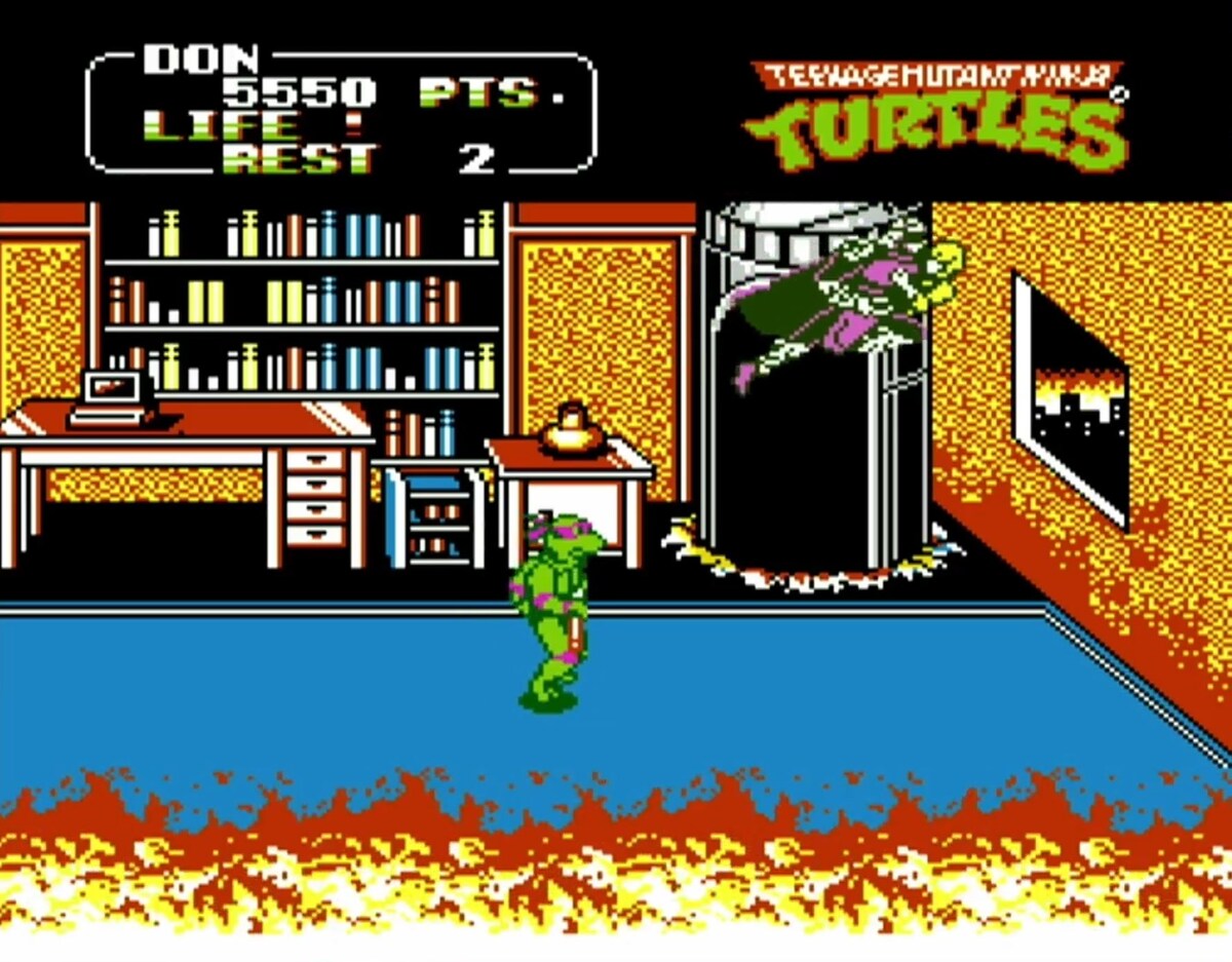 Черепашки-ниндзя 2: Arcade Game Денди