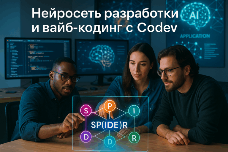    Нейросеть разработки и вайб-кодинг с использованием Codev методологии и SP(IDE)R фреймворка для автоматизации создания приложений и взаимодействия с AI.