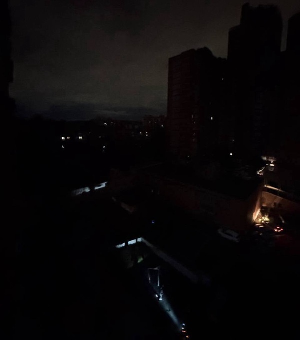    На Украине темно. Фото: соцсети