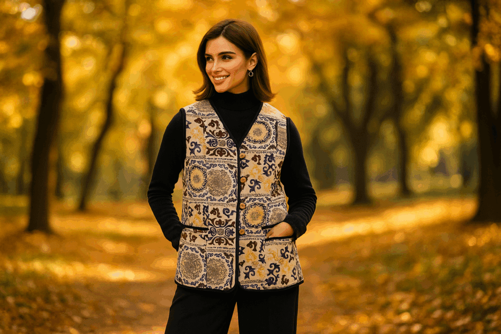    chto-nadet-na-osennyuyu-fotosessiyu-3-preimushchestva-steganoy-kurtki-veveya Veveya