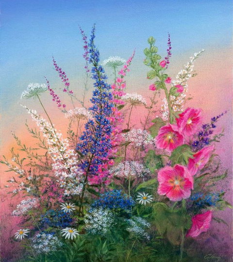 Нежные краски природы в живописи художника Арнольда Аланиса (Arnold Alaniz).