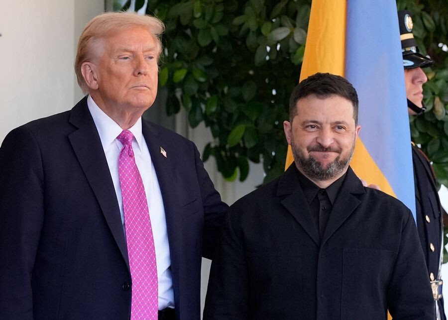   Президент США Дональд Трамп и глава киевского режима Владимир Зеленский / Источник: © Alex Brandon/AP/TASS