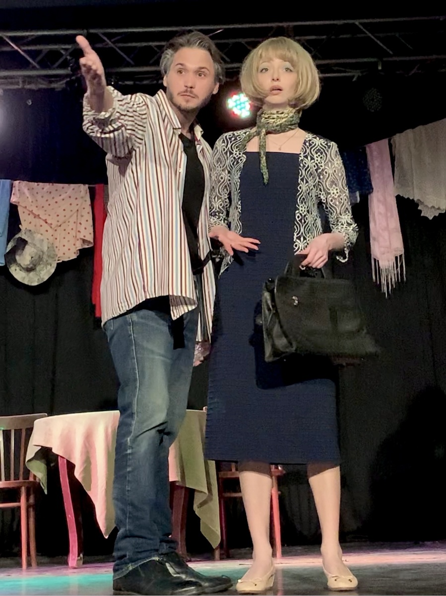 Студенты мастерской Андрея Соколова Валерия Тарелкина и Арсений Локтионов. 