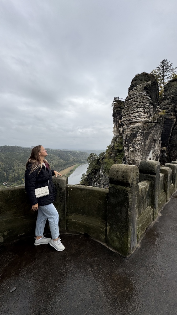В парке Саксонская Швейцария