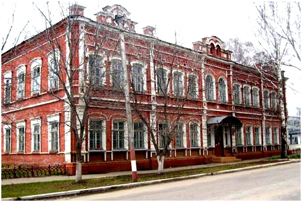 Исторический памятник Здание духовного училища. Год постройки 1879 год. Фото из интернета.