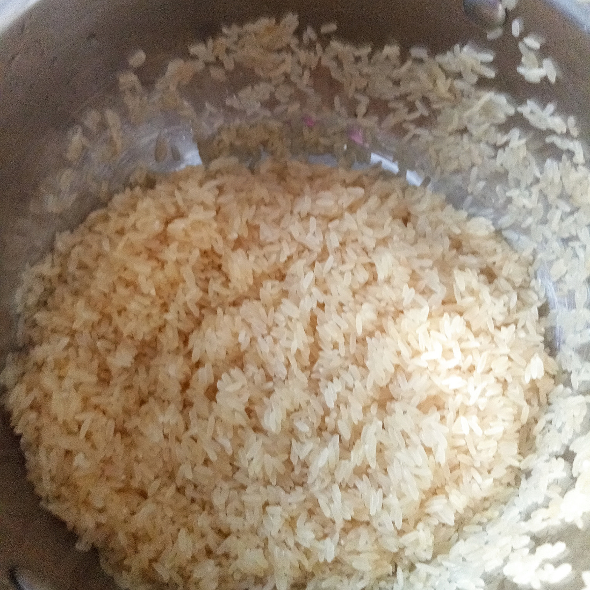 Промытый рис