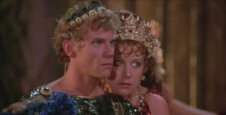 Малкольм Макдауэлл и Хелен Миррен