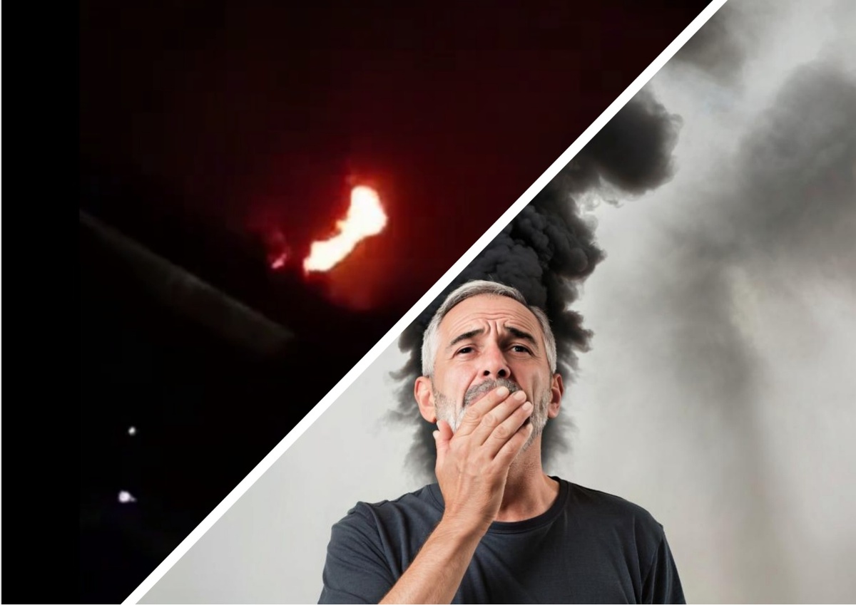 Стоп-кадр очевидца, сгенерировано ИИ.