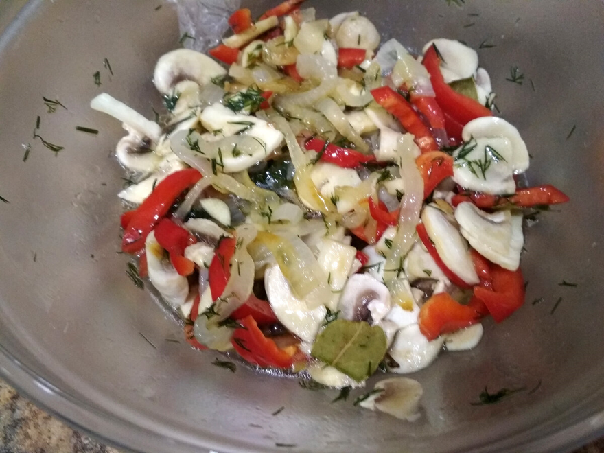 Шампиньоны по-корейски