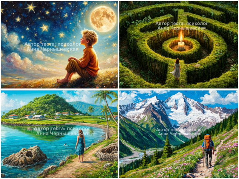 Автор теста и метафорических карт - психолог Анна Чернышевская 