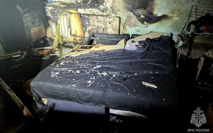    Семерых жителей спасли из горящего дома на улице Ленинградской в Воткинске