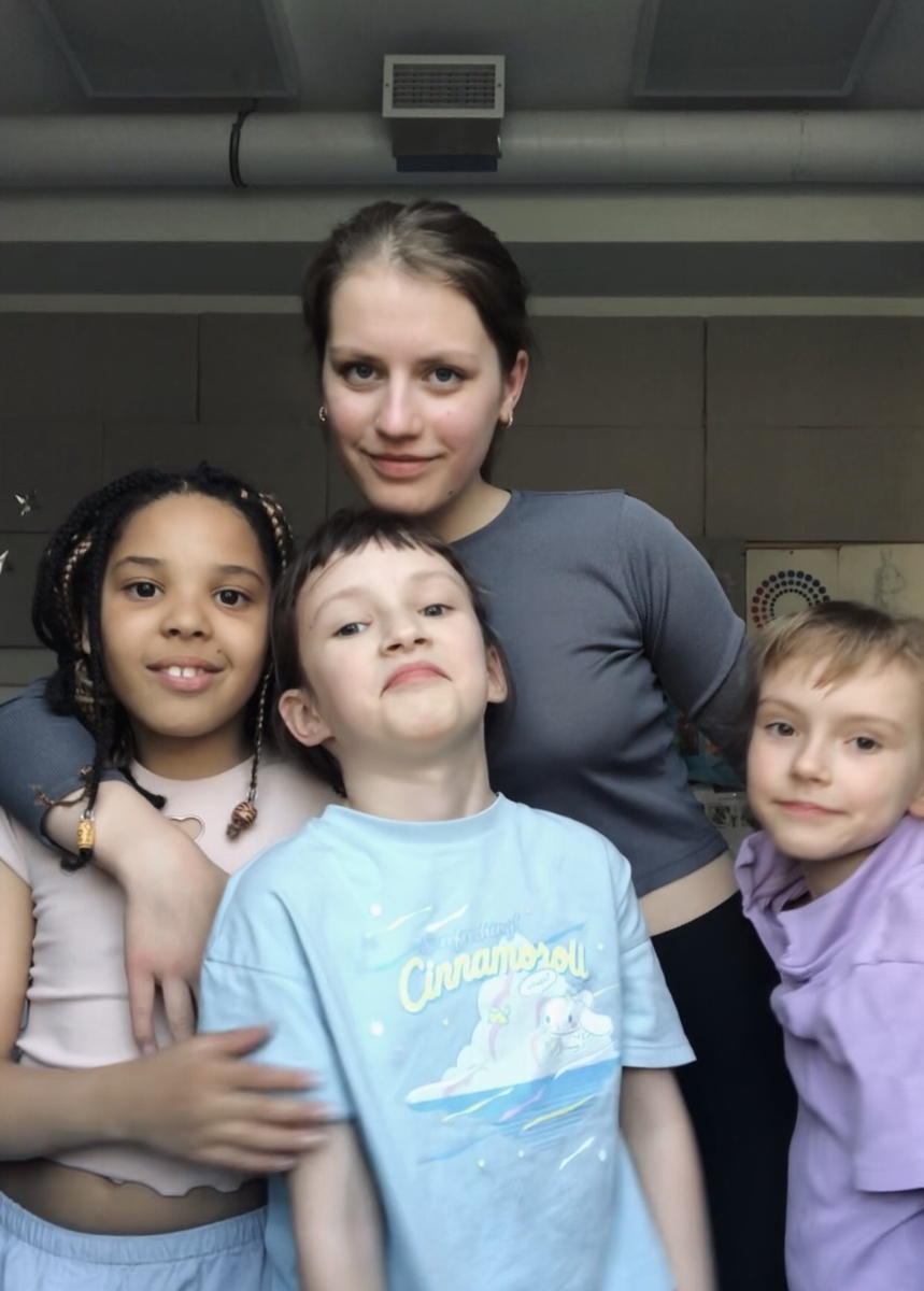 Те самые девчонки на одном из наших последних занятий