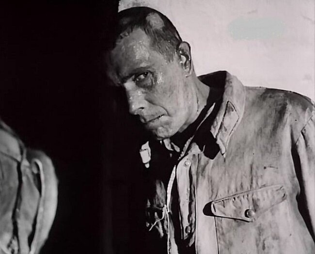 Андрей Болтнев в роли Николая Кротова. Кадр из фильма «Противостояние» (1985). Скриншот.