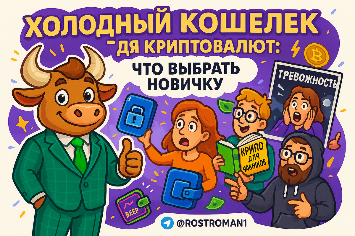    Холодный кошелек для криптовалюты: 3 опасные ошибки, которые лишают средств новичков РоСТ | Роман о Системном Трейдинге