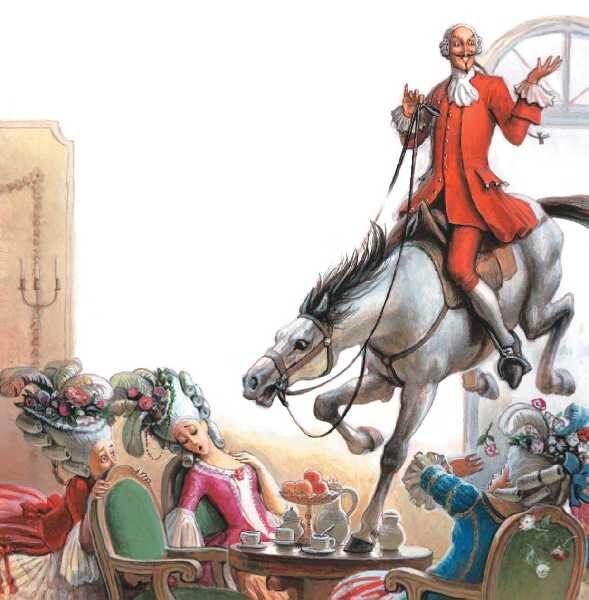 Конь на столе