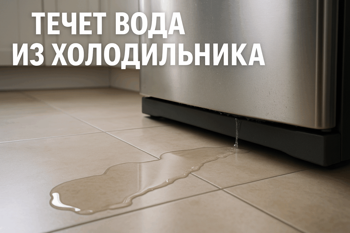    Течет вода из холодильника — поиск источника Михаил Юрьевич