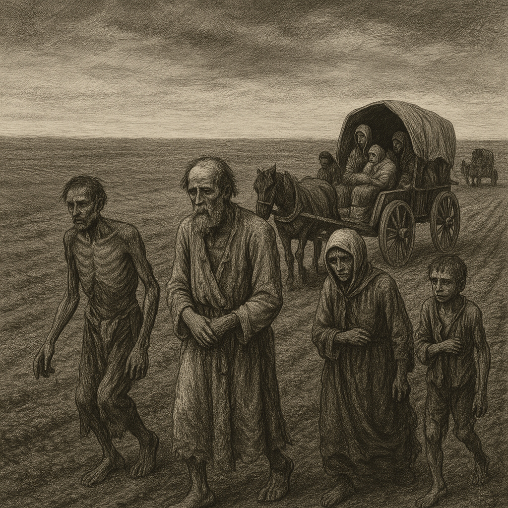 Голод 1891-92 годов. Так выглядел настоящий «захватчик», уносивший миллионы жизней с пугающей регулярностью.