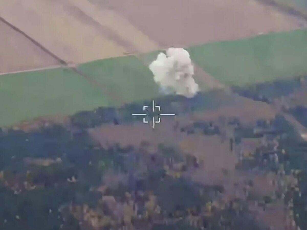    Удар по пусковой установке РСЗО HIMARS в Черниговской области© Министерство обороны РФ