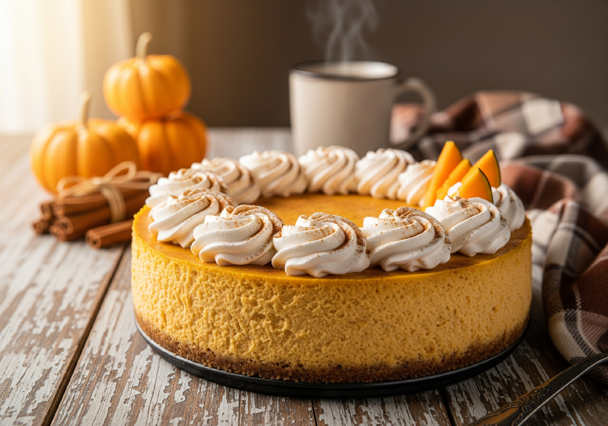 Тыквенный чизкейк