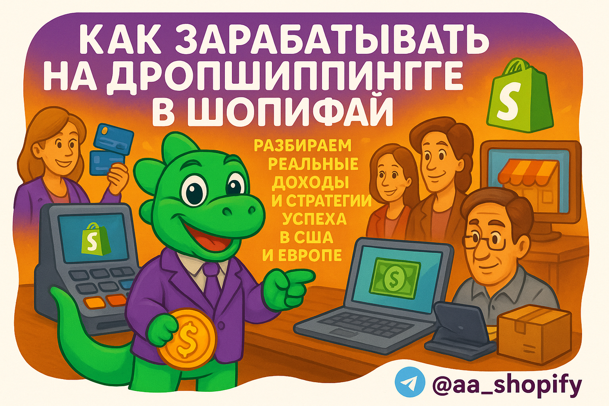    Как зарабатывать на дропшиппинге в Шопифай: разбираем реальные доходы и стратегии успеха в США и Европе aa_ecom