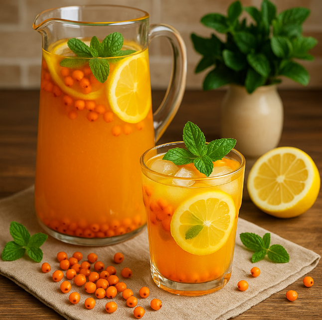 Лимонад с облепихой рецепты от Дарики
