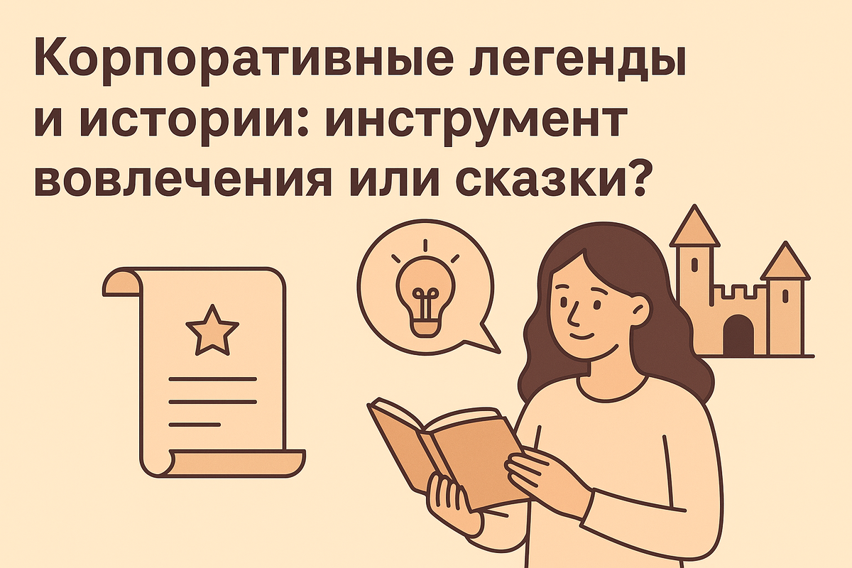 Корпоративные легенды и истории — это не сказки для новичков, а инструмент, который помогает вовлечь, вдохновить и удержать сотрудников. В статье — как формируются корпоративные истории, зачем они нужны и как сделать их живыми, а не надуманными.