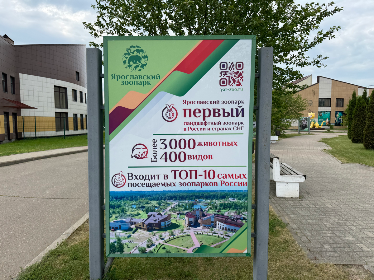 Ярославский зоопарк - самый большой и один из самых посещаемых зоопарков России