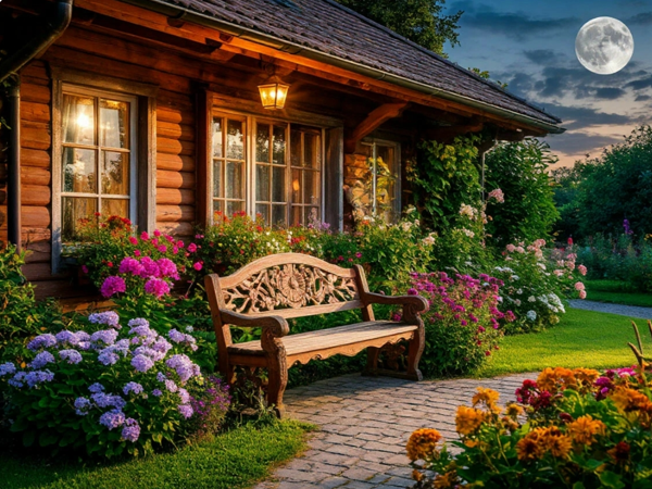 Уютная зона отдыха. Картинка сгенерирована автором в нейросети