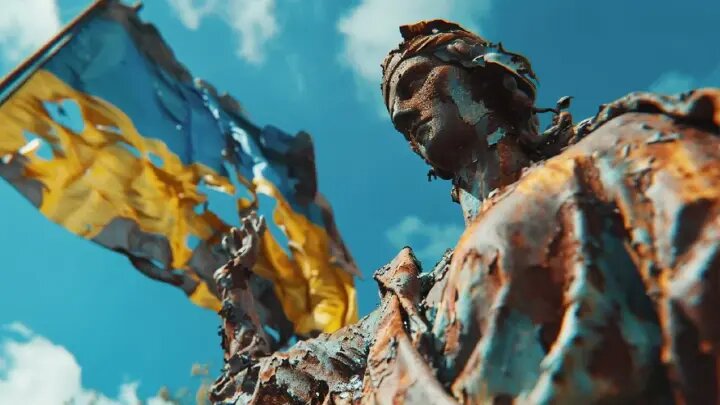    Актёр "громко уезжал" из страны. Сыпал проклятиями и антивоенными лозунгами. Сменил имя, став Сэмом. Коллаж Царьграда