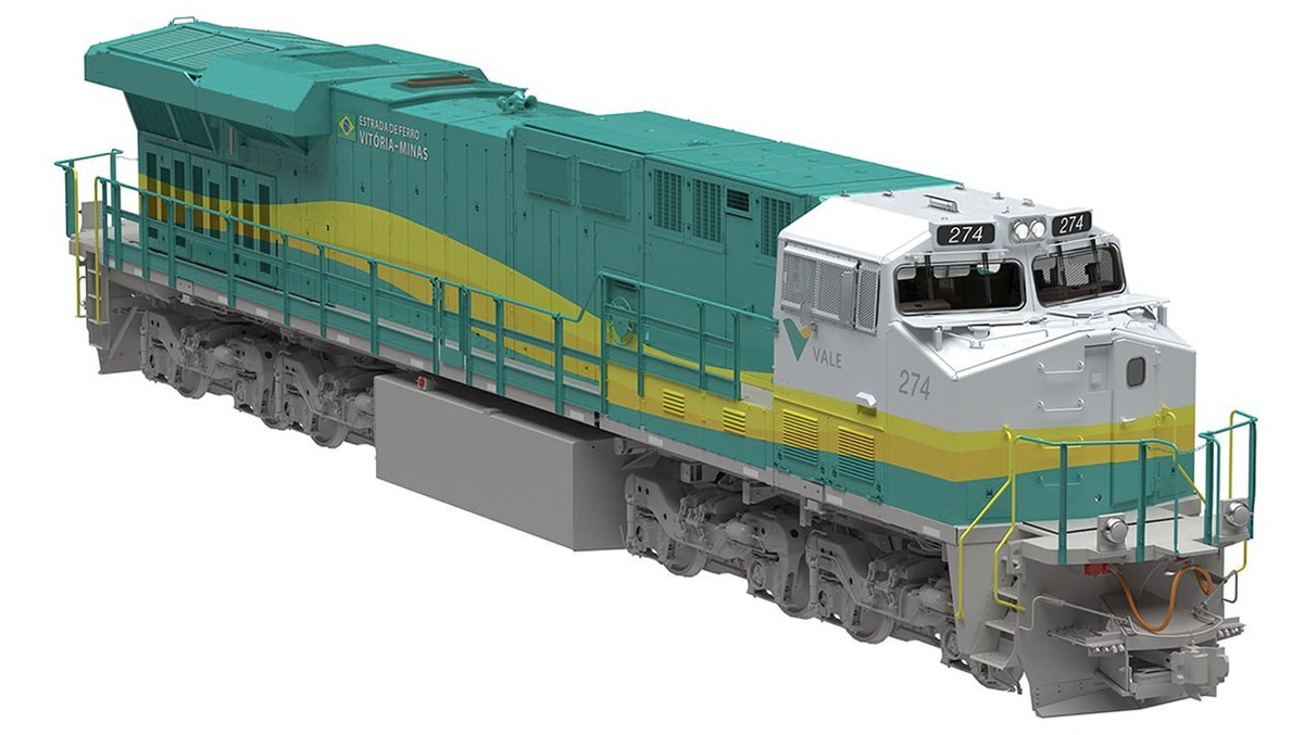 Рендер тепловоза модели EVOBBW для Vale. Источник: Wabtec