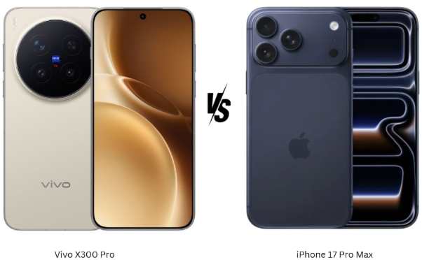 Vivo X300 Pro vs iPhone 17 Pro Max