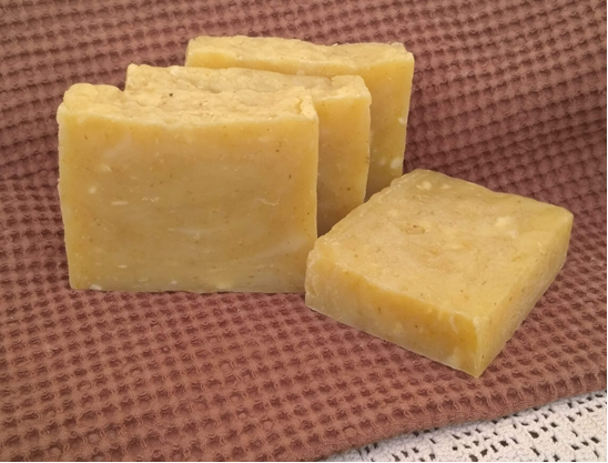 Домашнее мыло, изготовленное мной горячим способом, 2019 г.