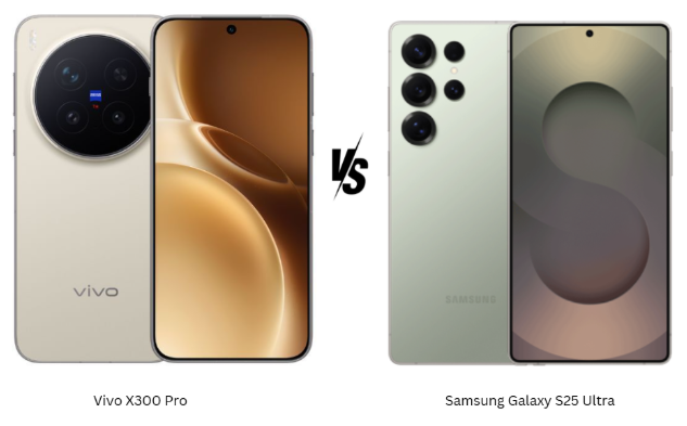 Vivo X300 Pro vs Samsung Galaxy S25 Ultra