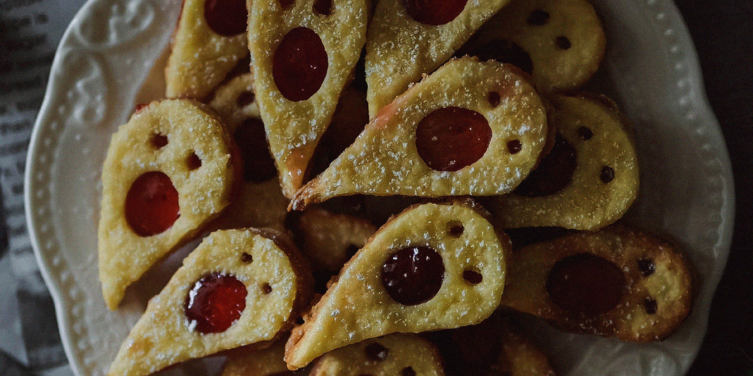 Печенье на Хэллоуин: песочное печенье "Приведения"