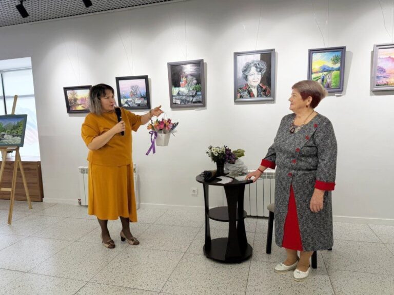    В Оренбурге состоялась открытие выставки художницы Ольги Некрасовой. Мария Чалкина