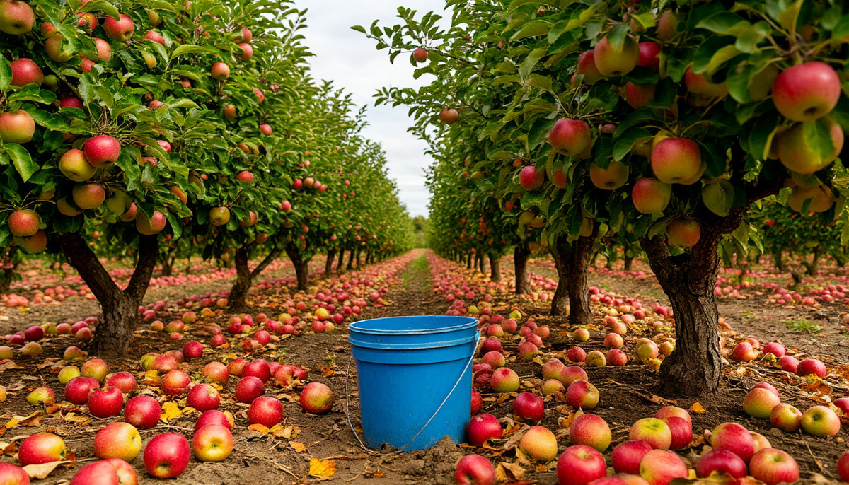    2 ведра под яблони в октябре - и урожай бьет все рекорды прошлых лет. Огородник с 10-летним стажем раскрыл свой секрет