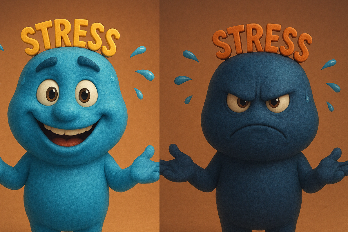 Плохой стресс сжигает, хороший — заряжает