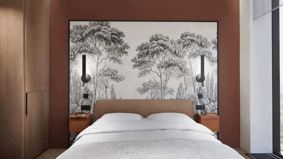 Визуализация мастер-спальни