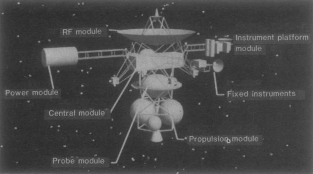 Один из первых проектов зонда Mariner Mark II (1984 год)