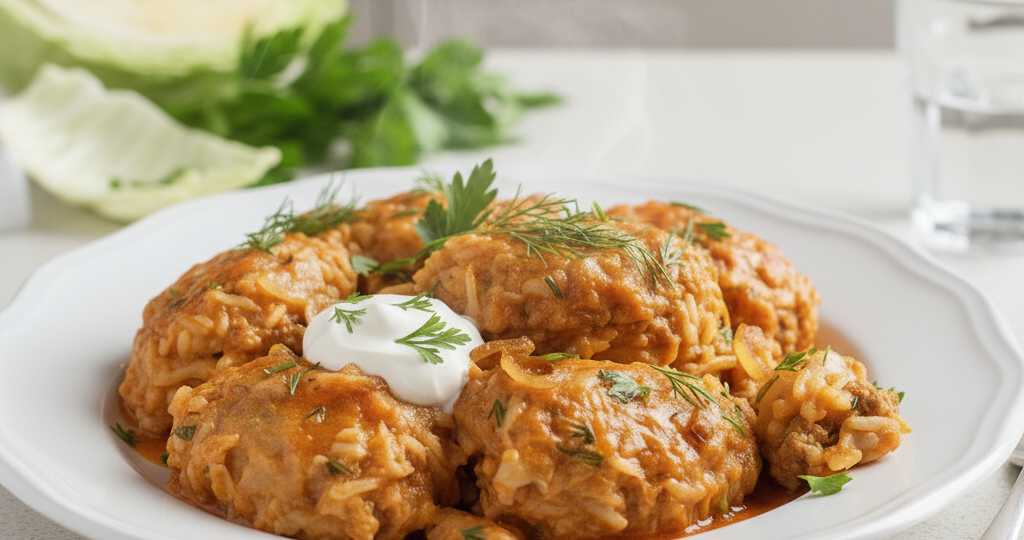 Нежные ленивые голубцы по-домашнему.