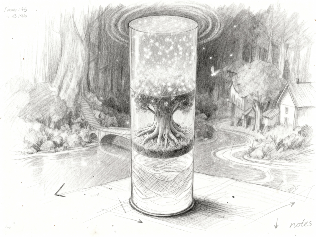 Колба баланса, прототип.