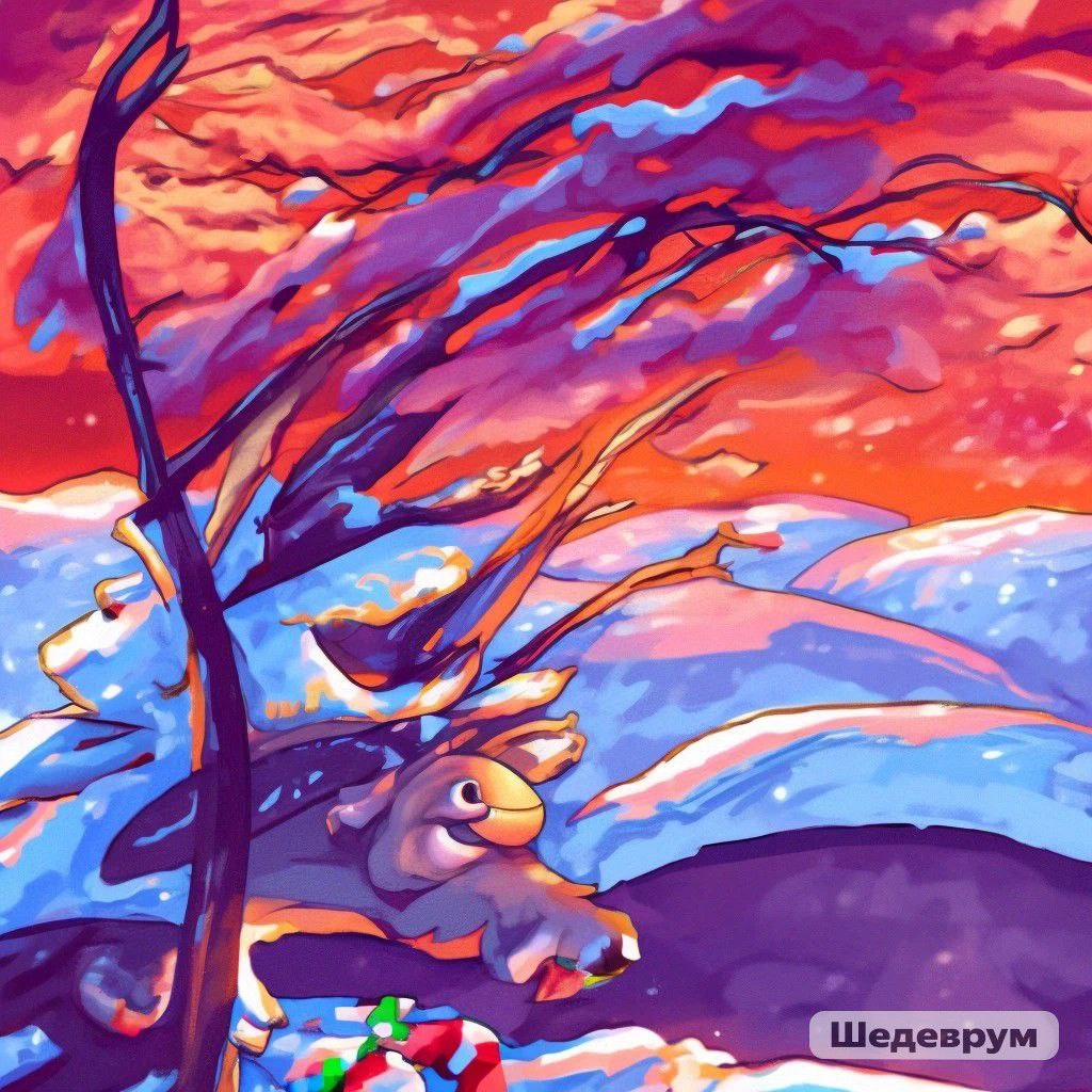 Картина после редакции ИИ