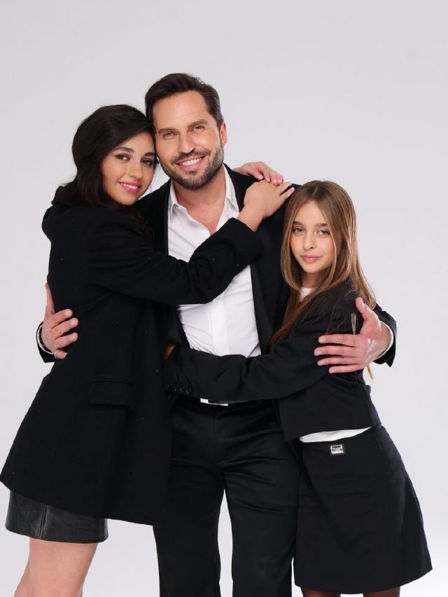    Александр Ревва с дочерьми. Фото: социальные сети