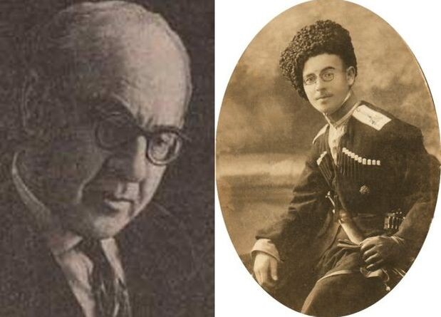 Хаджи-Мурат Магометович Мугуев (1893-1968 гг.) до революции и в 60-х, в последние годы своей жизни