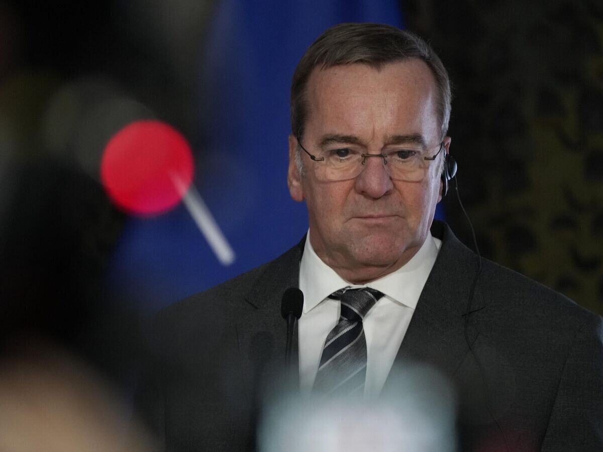    Министр обороны ФРГ Борис Писториус© AP Photo / Czarek Sokolowski