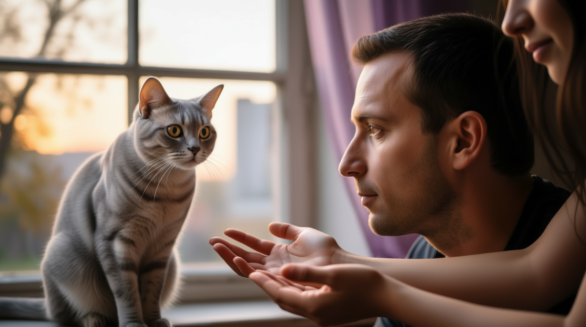 Доверие кошки необходимо завоевывать постепенно