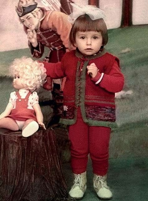 Татьяна Навка в детстве.